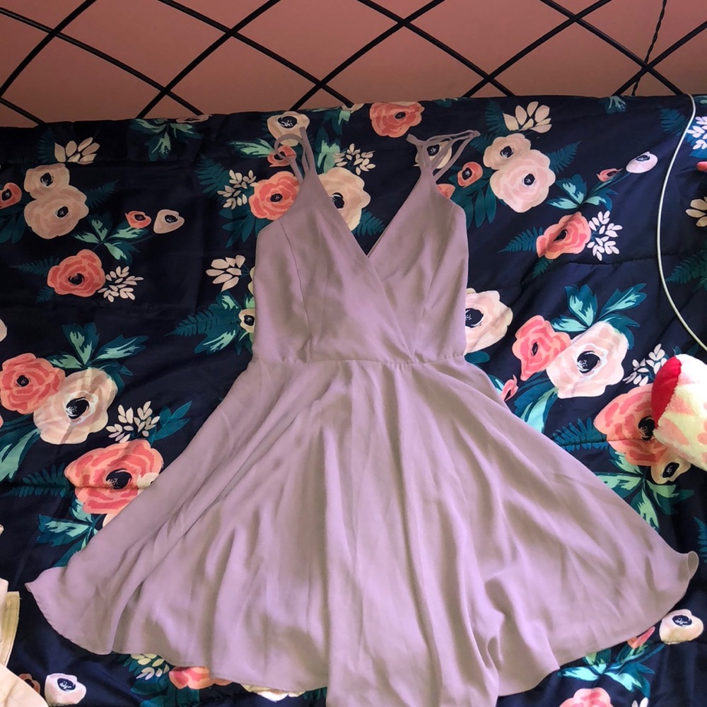 Purple dress